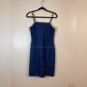 Feded Glory Vintage Sleeveless Denim Dress Size Small